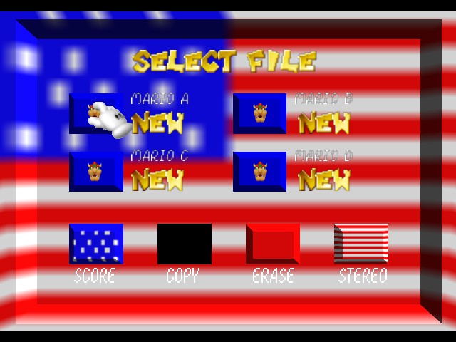 4th of July 64 Title Screen